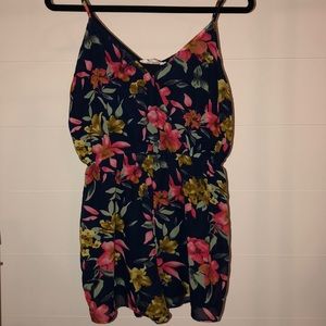 Love Tree Floral Romper